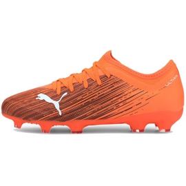 Puma Ultra 3.1 Fg Ag Jr 106098 01 futballcipő többszínű, narancssárga narancs és vörös Puma Ultra 3.1 Fg Ag Jr 106098 01 futballcipő többszínű, narancssárga narancs és vörös
