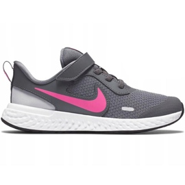 Nike Revolution 5 gyermekcipő szürke-rózsaszín BQ5672 015