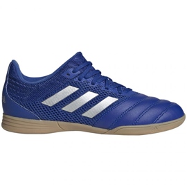 Adidas Copa 20.3 In Sala Jr EH0906 futballcipő ezüst, kék kék
