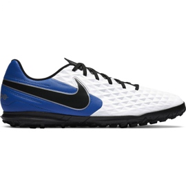 Nike Tiempo Legend 8 Club Tf M AT6109 104 futballcipő fekete, kék, fehér fehér