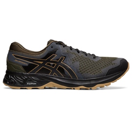 Asics Gel Sonoma 4 férfi futócipő oliva-fekete 1011A177 300 sokszínű zöld