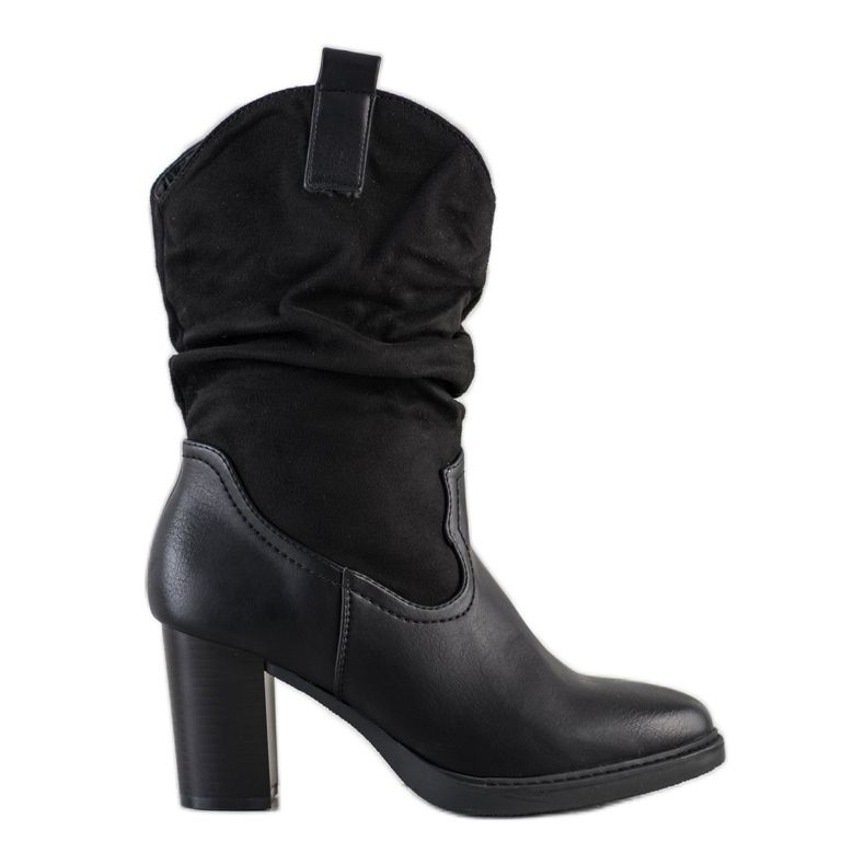 Super Mode Cowboy csizma egy poszton fekete Super Mode Cowboy csizma egy poszton fekete