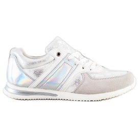 Goodin Stílusos sportcipő fehér ezüst szürke Goodin Stílusos sportcipő fehér ezüst szürke