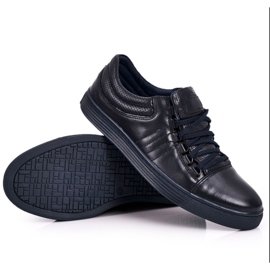 Bednarek Polish Shoes Férfi bőrcipők Cipők Bednarek Navy Blue kék