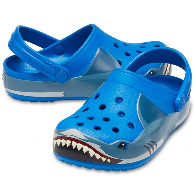 Crocs gyerekeknek Fun Lab Shark Band Clg K kék 206271 4JL