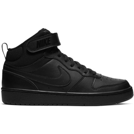 Nike Court Borough Mid 2 gyermekcipő fekete CD7782 001