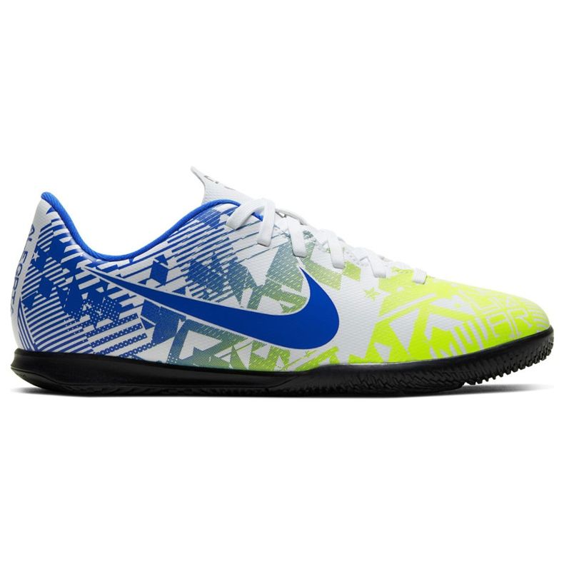 Nike Mercurial Vapor 13 Club Njr Ic Junior CV9352 104 futballcipő fehér kék sokszínű