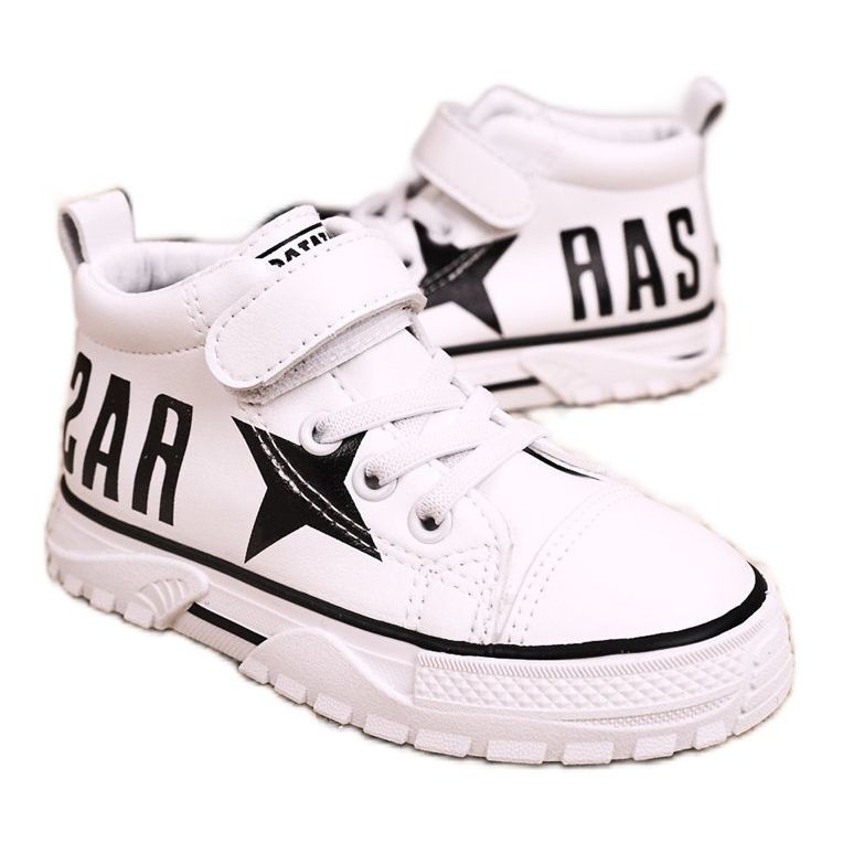 Apawwa Gyermek magas cipők tépőzáras fehér szikrával Apawwa Gyermek magas cipők tépőzáras fehér szikrával