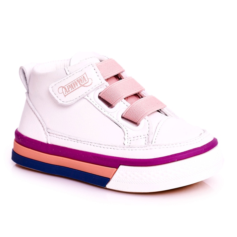 Apawwa Gyermek magas cipők, fehér és rózsaszín Baxter ['fehér', 'rózsaszín']