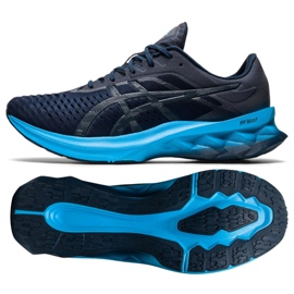 Asics Novablast M 1011A681-402 cipő sötétkék kék Asics Novablast M 1011A681-402 cipő sötétkék kék