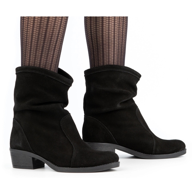 Olivier Fekete Mona magas sarkú cipő