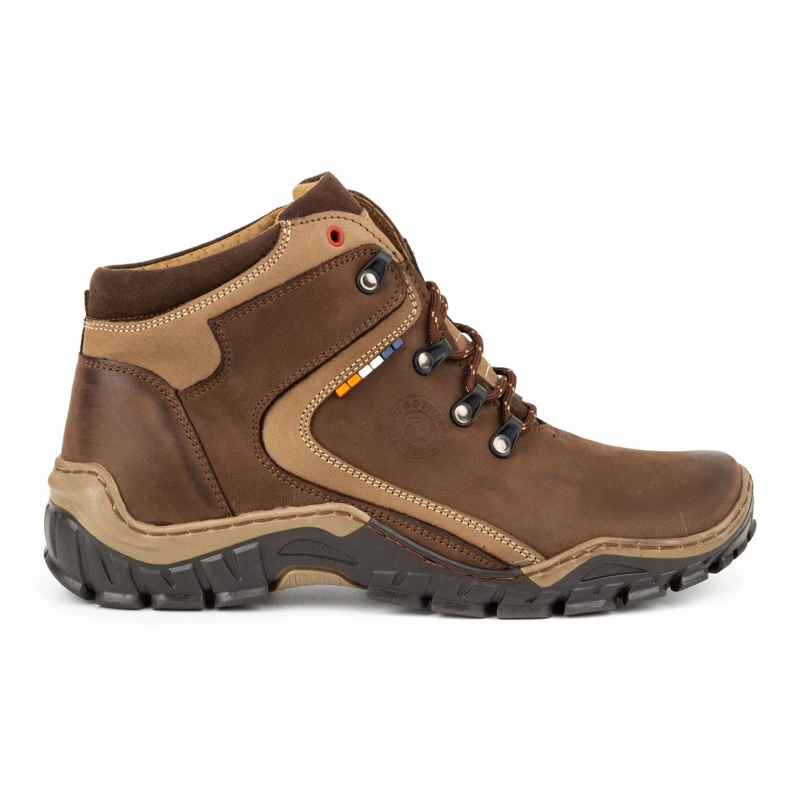 Olivier Férfi téli cipő 129 Barna