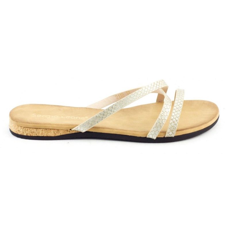 Sergio Leone Arany papucs 2118 aranysárga