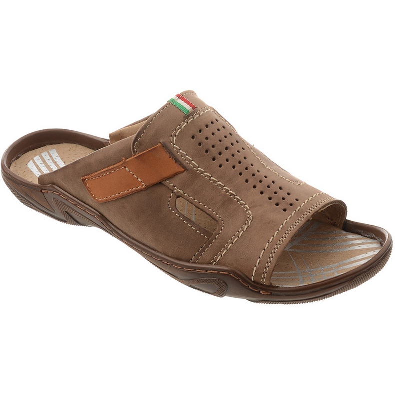 Férfi papucs 307 barna