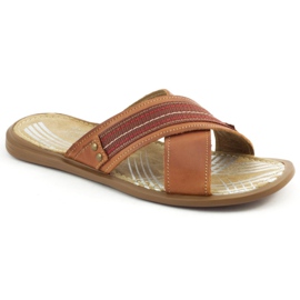 Férfi papucs 330 barna