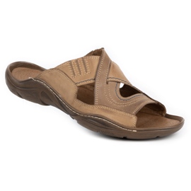 Mario Pala Férfi barna papucs 400