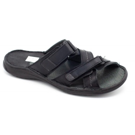 Polbut Fekete SA06 férfi papucs