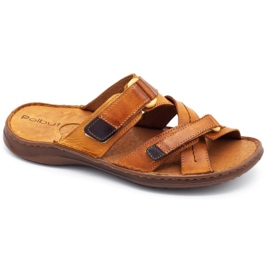 Polbut Férfi papucs SA06 piros narancs