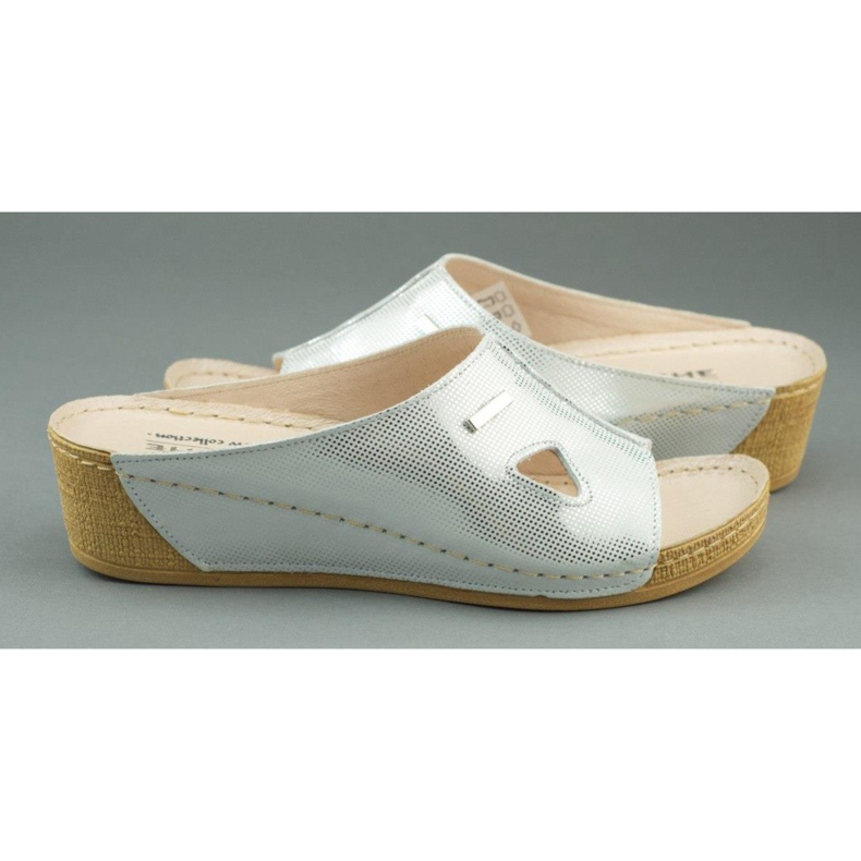 Tyche Ék papucs 590 fehér és ezüst