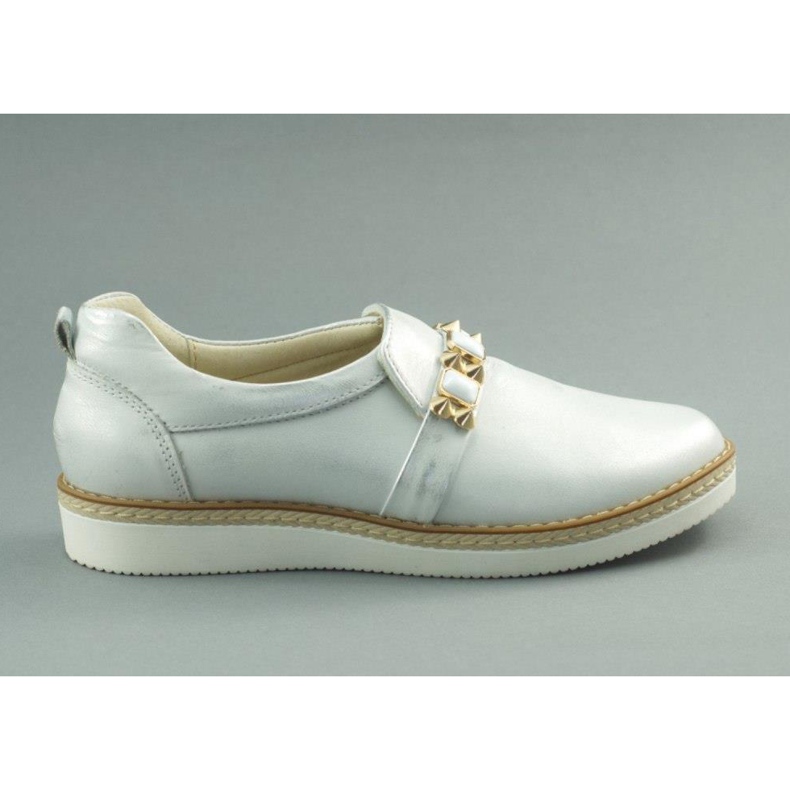 Dolce Pietro A cipők a cipőkön csúsznak 1091 fehér-ezüst sokszínű