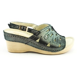 Dolce Pietro Ék szandál 2216 fekete