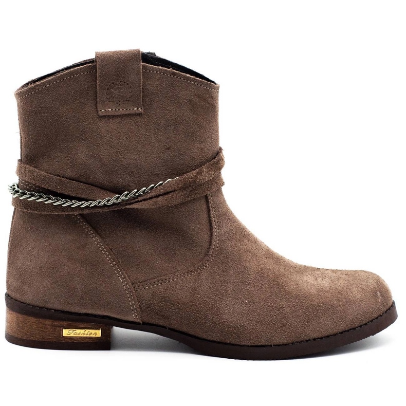 Olivier Női szigetelt csizma lánccal Luna bézs Olivier Női szigetelt csizma lánccal Luna bézs