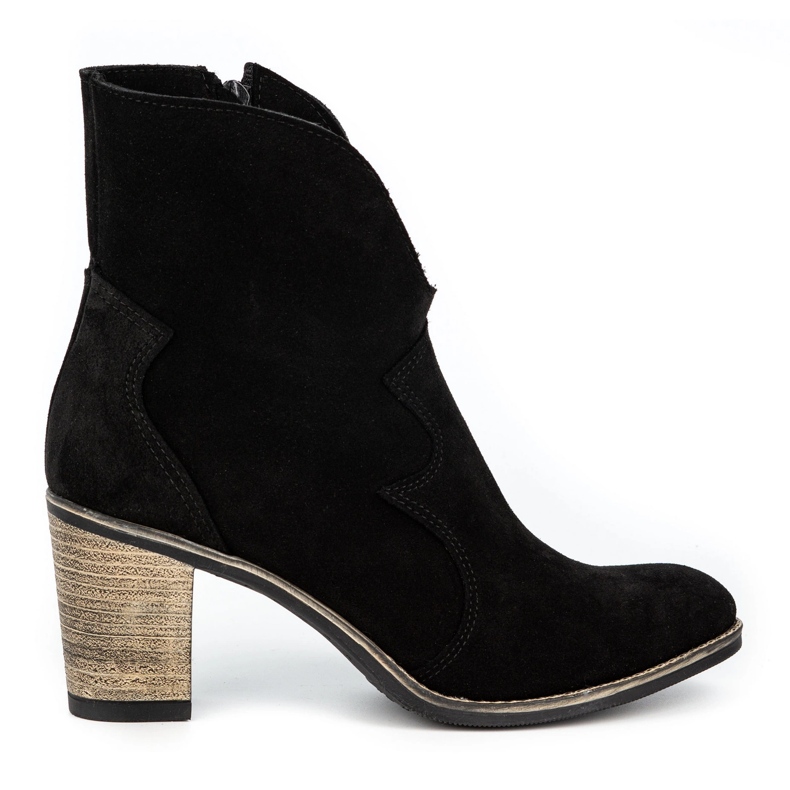 Olivier Fekete Lucy magas sarkú cipő