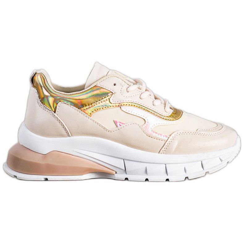 Sweet Shoes Stílusos bézs színű cipők