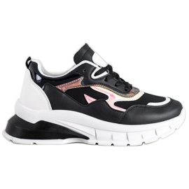 Sweet Shoes Stílusos fekete cipők