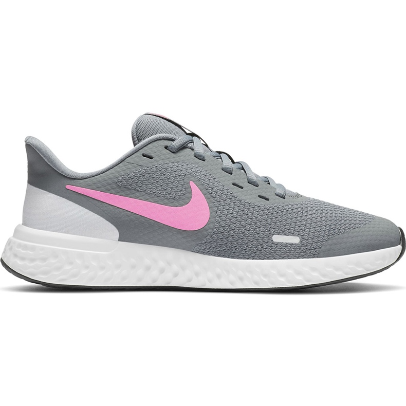 Nike Revolution 5 futócipő szürke-rózsaszín BQ5671 015