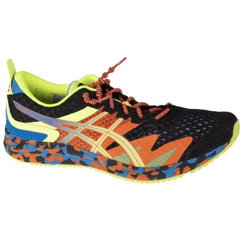 Asics Gel-Noosa Tri 12 M 1011B277-005 cipő fekete kék narancssárga sárga