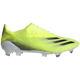 Adidas X Ghosted.1 Fg M FW6898 futballcipő zöld, sárga, neon zöld