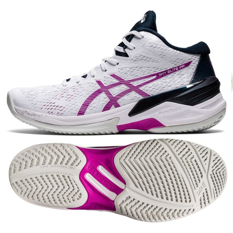 Asics Sky Elite Ff Mt W 1052A023-103 röplabda cipő fehér fehér Asics Sky Elite Ff Mt W 1052A023-103 röplabda cipő fehér fehér