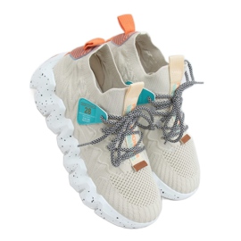 Magas talpú bézs NB387 Bézs színű sportcipő