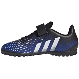 Adidas Predator Freak.4 H&amp;L Tf Jr FY0628 futballcipő fehér, sötétkék, fekete kék
