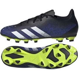 Adidas Predator Freak.4 FxG M FY0625 futballcipő fehér, fekete, királyi fekete