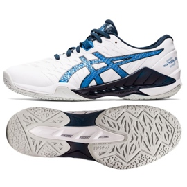 Kézilabda cipő Asics Blast Ff 2 M 1071A044-101 sokszínű fehér