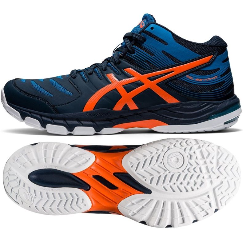Asics GEL-BEYOND Mt 6 M 1071A050-400 röplabda cipő sokszínű sötétkék Asics GEL-BEYOND Mt 6 M 1071A050-400 röplabda cipő sokszínű sötétkék