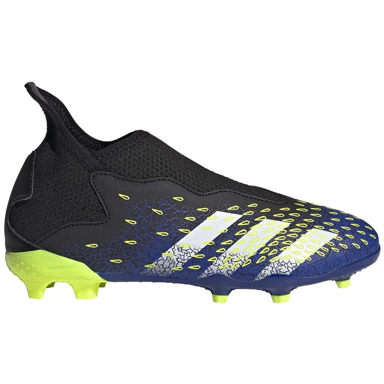 Futballcipő adidas Predator Freak.3 Ll Fg fekete-zöld-sötétkék Junior FY0618
