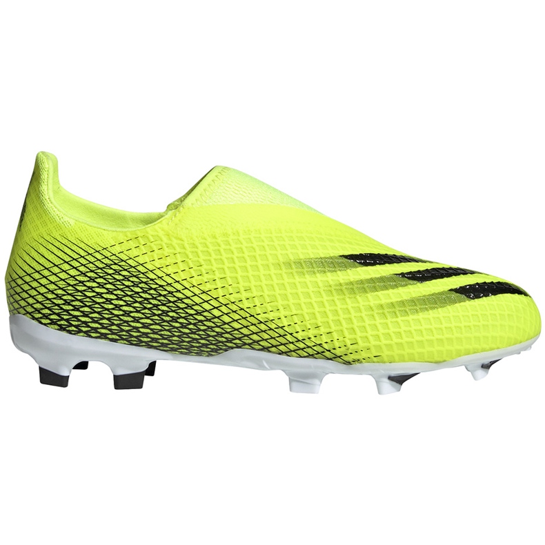 Adidas X Ghosted.3 Ll Fg Junior futballcipő sárga-fekete FW6978