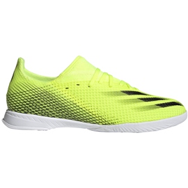 Adidas X Ghosted.3 Sárga-fekete-fehér futballcipőben FW6937