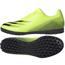 Adidas X Ghosted.4 Tf M FW6917 futballcipő sokszínű sárga Adidas X Ghosted.4 Tf M FW6917 futballcipő sokszínű sárga