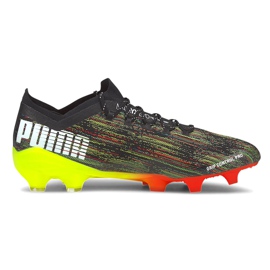 Puma Ultra 1.2 Fg Ag futballcipő fekete-zöld-piros 106299 02