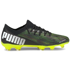 Puma Ultra 3.2 Fg Ag futballcipő fekete-zöld 106300 02