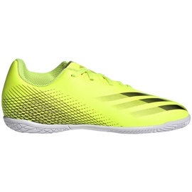 Adidas X Ghosted.4 Junior futballcipőben sárga-fekete-fehér FW6923