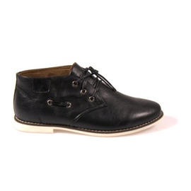 Magas fűzős cipő TL8900 fekete