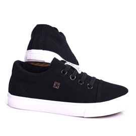 Gyermek cipők Big Star DD374078 Fekete Gyermek cipők Big Star DD374078 Fekete