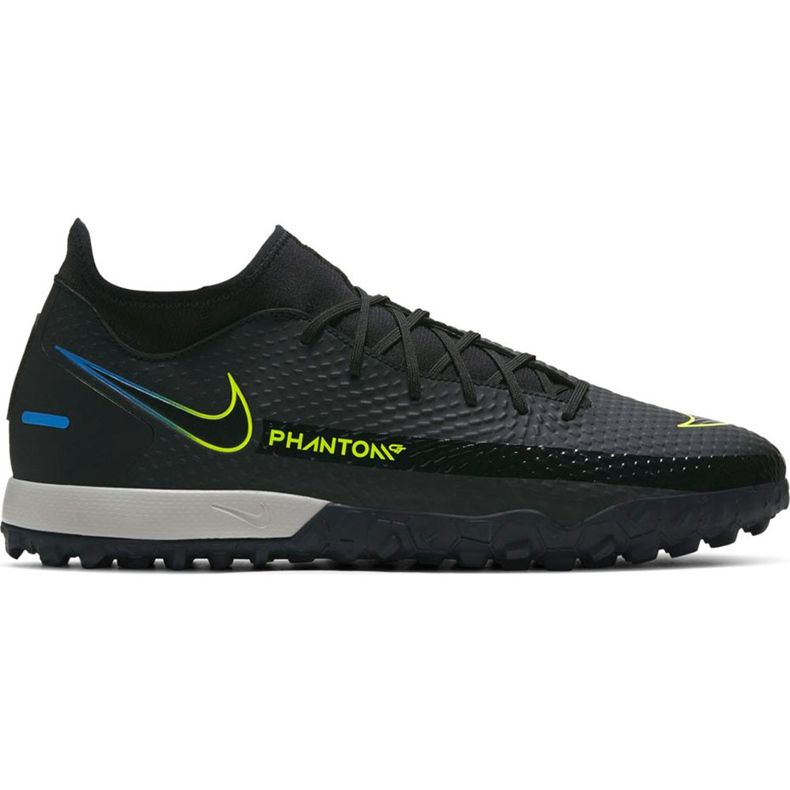 Nike Phamtom Gt Academy Df Tf CW6666 090 futballcipő fekete fekete
