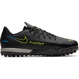 Nike Phantom Gt Academy Tf Junior CK8484 090 futballcipő fekete fekete Nike Phantom Gt Academy Tf Junior CK8484 090 futballcipő fekete fekete