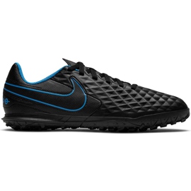 Nike Tiempo Legend 8 Club Tf Junior AT5883 090 futballcipő fekete fekete